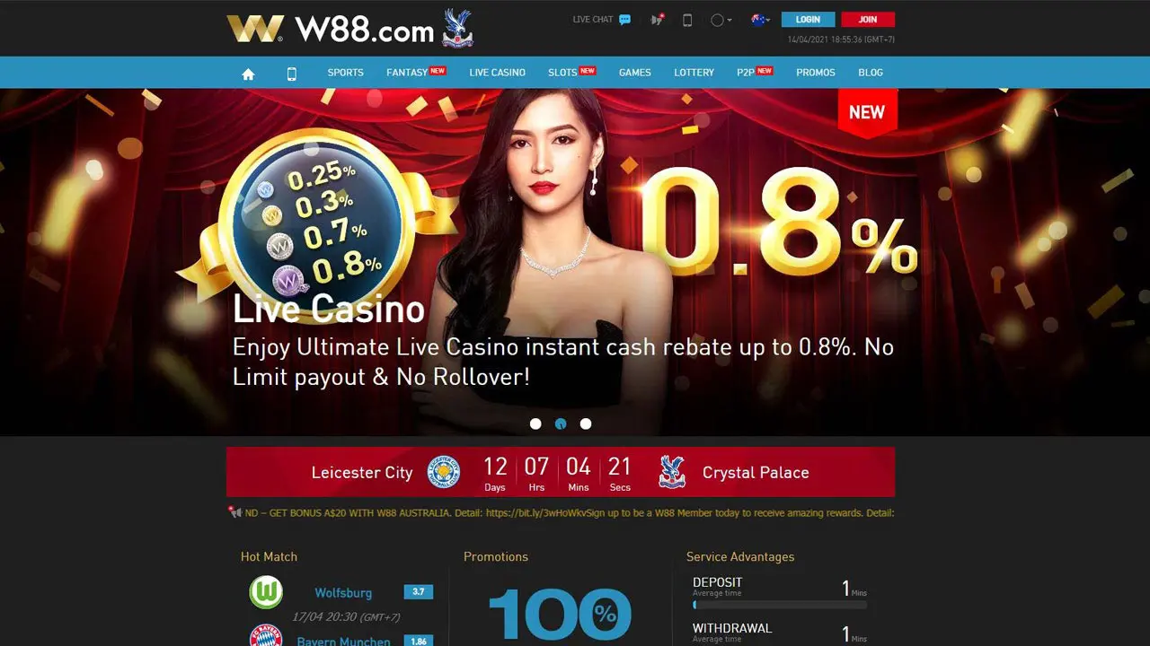 W88 - Ông Hoàng Cá Cược Châu Á